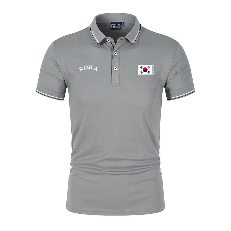 Summer R.O.K.A Outdoor Leisure POLO Shirt Outdoor Sports Work Casual Short Sleeves Breathable and Comfortable POLO