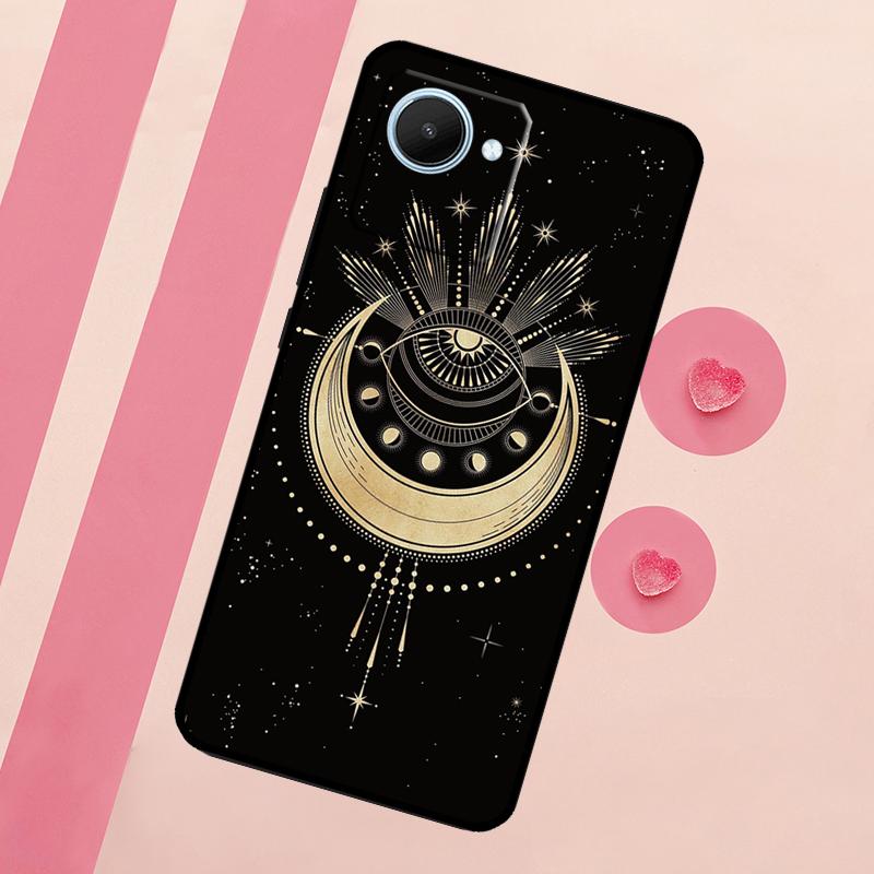 Fortune Telling Moon Stars Hands Art For Realme 15 10 11 12 13 14 Pro Plus C65 C67 C75 C63 C61 C55 C51 C53 C35 GT6 GT7 Pro Case