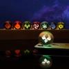 Genshin Elements Crystal Ball Night Light USB Lamp Birthday Gift Game Room Decor