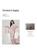 Women's Plus Size Ice Silk Pajama Set: Summer Short Sleeve 3-Piece with Long Pants, Comfortable & Breathable for Home or Outdoor Wear.