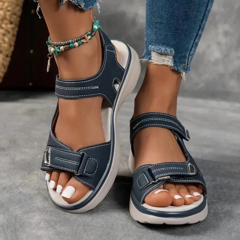 Summer Casual Platform Sandals Women Comfortable Fashion Thick Sole Outdoor Sports Sandals Non Slip Wading Beach Shoes Women
