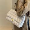 Rhombus Chain Bag Women's Large-capacity New Autumn Versatile High-end Shoulder Messenger Bag