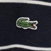 Lacoste Border Pattern Long Sleeve Sweater S Navy Knit Men's Used