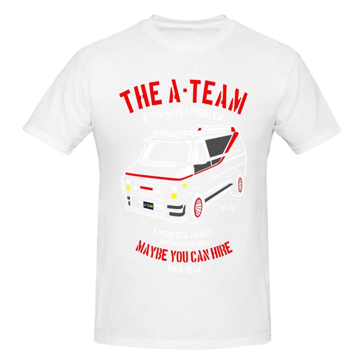 Love your season The A Team T-shirt Heren Puur Katoen Vintage T-shirt Crewneck T-shirts Korte Mouw Kleding Cadeau Idee M