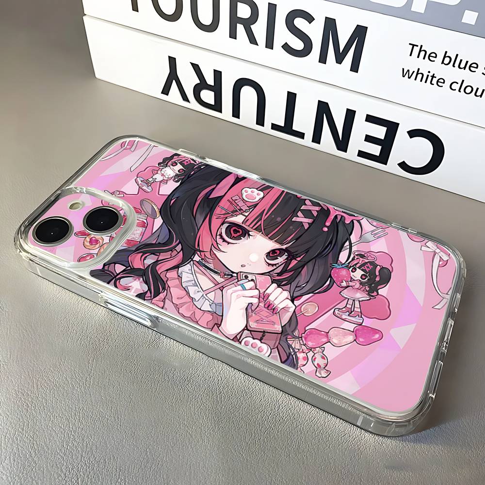 

N-Needy Streamer O-Overload Phone Case For iPhone 16,15,14,13,12,11 Pro,Max,Plus,X,XS,XR,SE,Mini Transparent Silicone Soft iPhone11