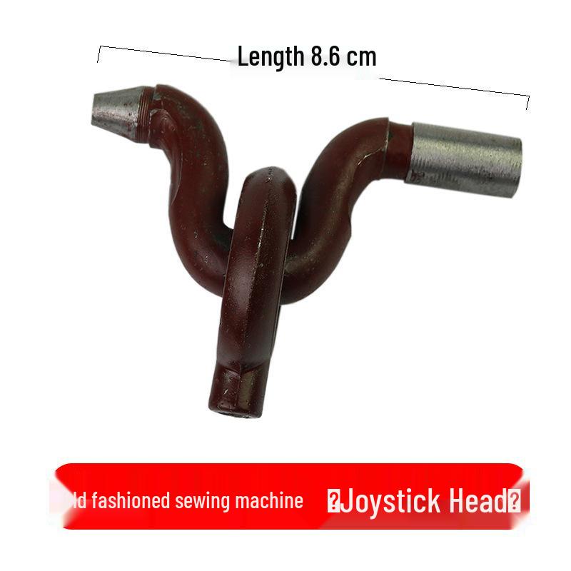 Zestaw części zamiennych do maszyny do szycia w stylu vintage: Płytka ściegowa, bębenek i trzpień napędzane pedałem - Marka Flying Man Butterfly.