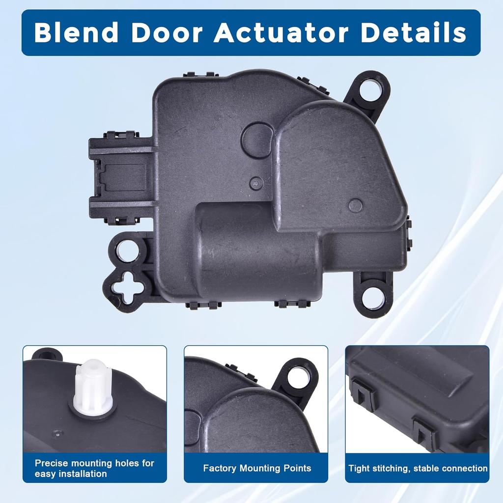 604-029 HVAC Air Door Actuator Heater Blend Door Levers Compatible With Chrysler 200 Dodge Durango Journey Jeep Compass Patriot Wrangler RAM