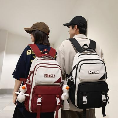 New Junior High School Schoolbag, College Student College Style Casual Simple Backpack, Fashion Trend, Middle School Student Backpack