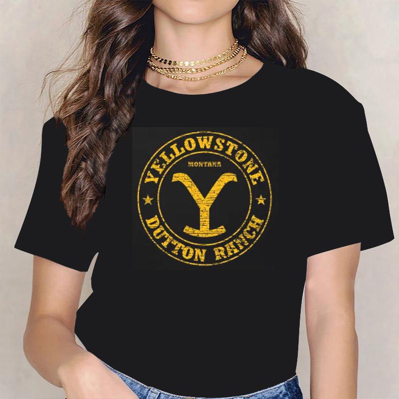 Yellowstone Dutton Ranch T Shirt TV Shows Tshirts Harajuku Western Cowboy Tshirt Unisex Plus Size Ropa Hombre Camisetas