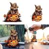 Pumpkin Halloween Monster Acrylic Car Decor Mirror Hang Interior Style Halloween