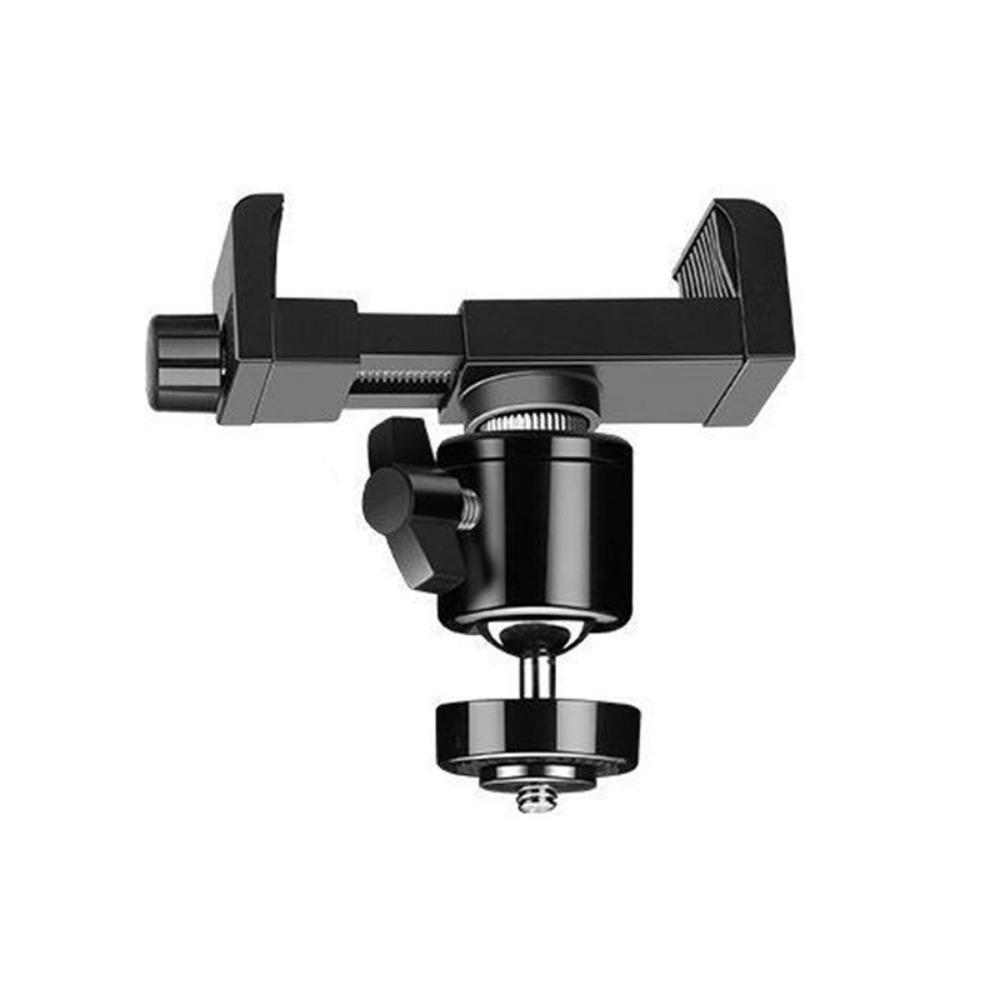 With 1/4 Screw 360° Rotation Mini Camera Holder Adjustable Clip Fixation Smart Camera Mount No Punching Monitor Bed Bracket