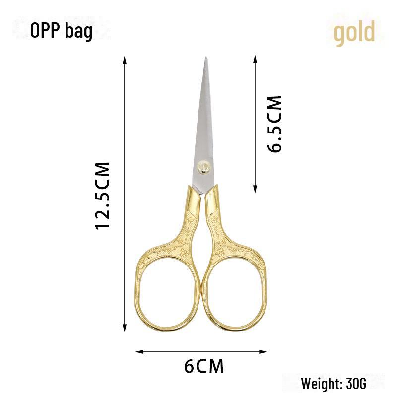 

Ножницы из нержавеющей стали в стиле ретро «Цветок сливы»: Идеально подходит для украшения окон, вышивки, вырезания из бумаги, обрезки ниток и ручного творчества.