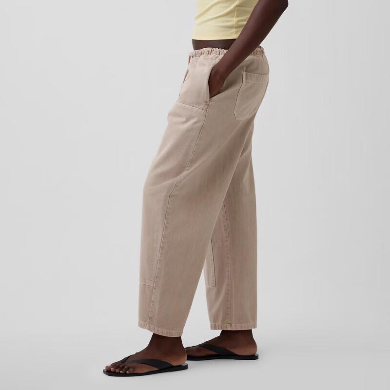 GAP Women's 877638 Loose-Fit Cotton Logger Casual Pants