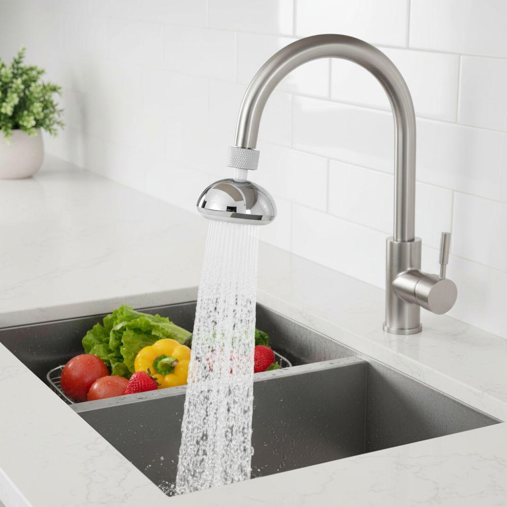 Adjustable Universal External-thread Faucet Splash-proof Tap Bubble Nozzle  Bathroom