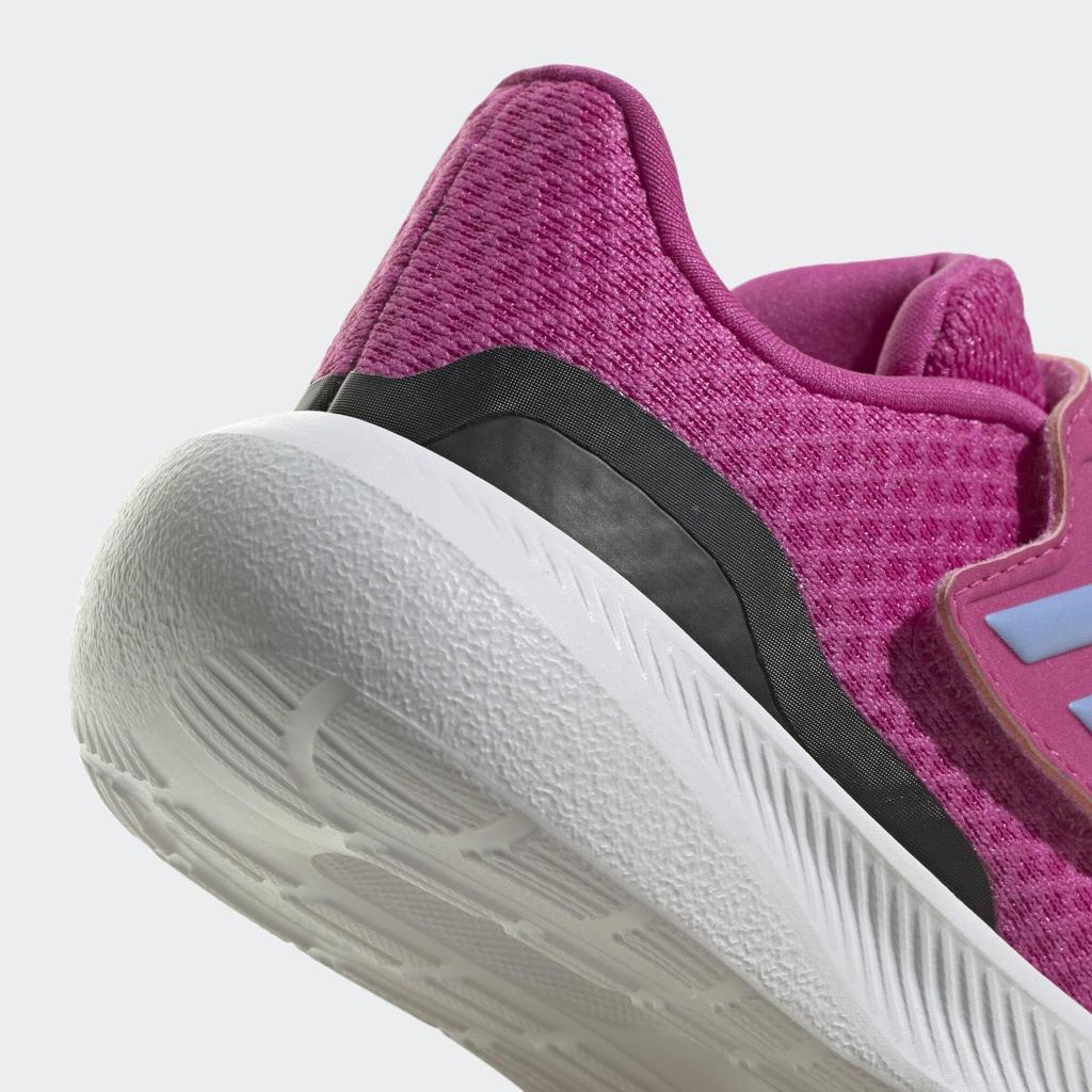 Running Junior Core Fight Sports Lucid White Cm [Adidas] Shoes, 2.0, Running, Velcro, Boys, Girls, 12-16.5cm, LTJ64, Blue/Legend Ink/Footwear