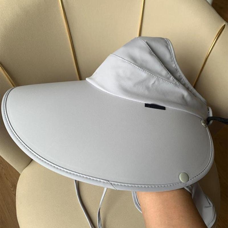 Long Brims Sun Hat Breathable Sun Hat Sunshade Neck Coverage Hat for Women Adjustable Hat Outdoor Hiking Camping Caps
