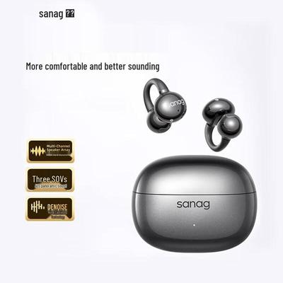 Sainnt Z60S Open-Ear Clip Bone Conduction Bluetooth Headphones