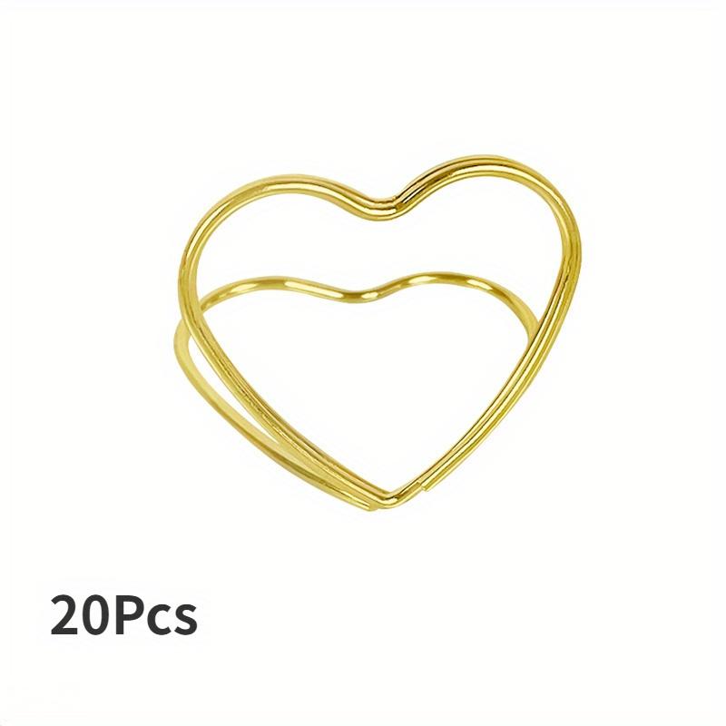 

20 шт. Металлический держатель для заметок в форме двойного сердца, настольный держатель для рассадочных карточек, зажим для фото, подставка для карточек, держатель для сообщений в форме сердца для свадебного банкета 20Pcs золотой