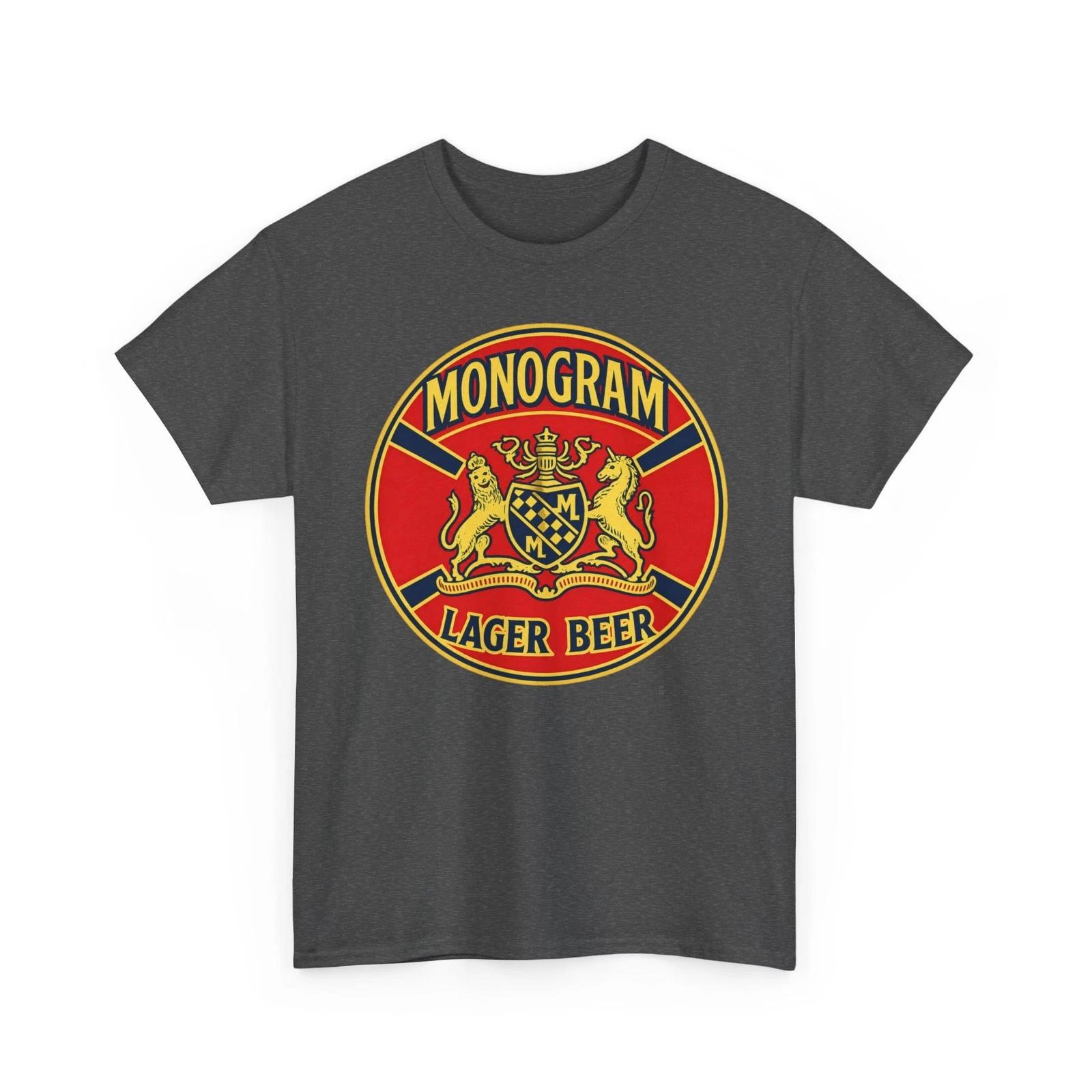 Monogram Lager Beer Grace Bros. Brewing Santa Rosa CA Retro Breweriana T-Sirt 3XL