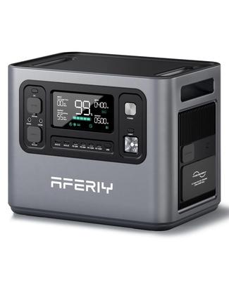 AFERIY P280 Přenosná napájecí stanice, 2800W AC výstup, 2048Wh LiFePO4 baterie, 13 výstupních portů, Chytré ovládání aplikací a 10ms UPS záloha