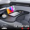 Multifunctional Car Interior Stand: Folding Dining Table & Computer Desk for Front Console.