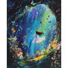 GATYZTORY Painting By Number Girl Portrait Kits DIY Frame Drawing On Canvas Flower Picture HandPainted Gift Home Decoration