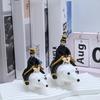 1/2Pcs Qin Shihuang Riding Polar Bear Figurine Qin Dynasty First Emperor Riding Bear Statue Home Office Humorous Desktop Decoration