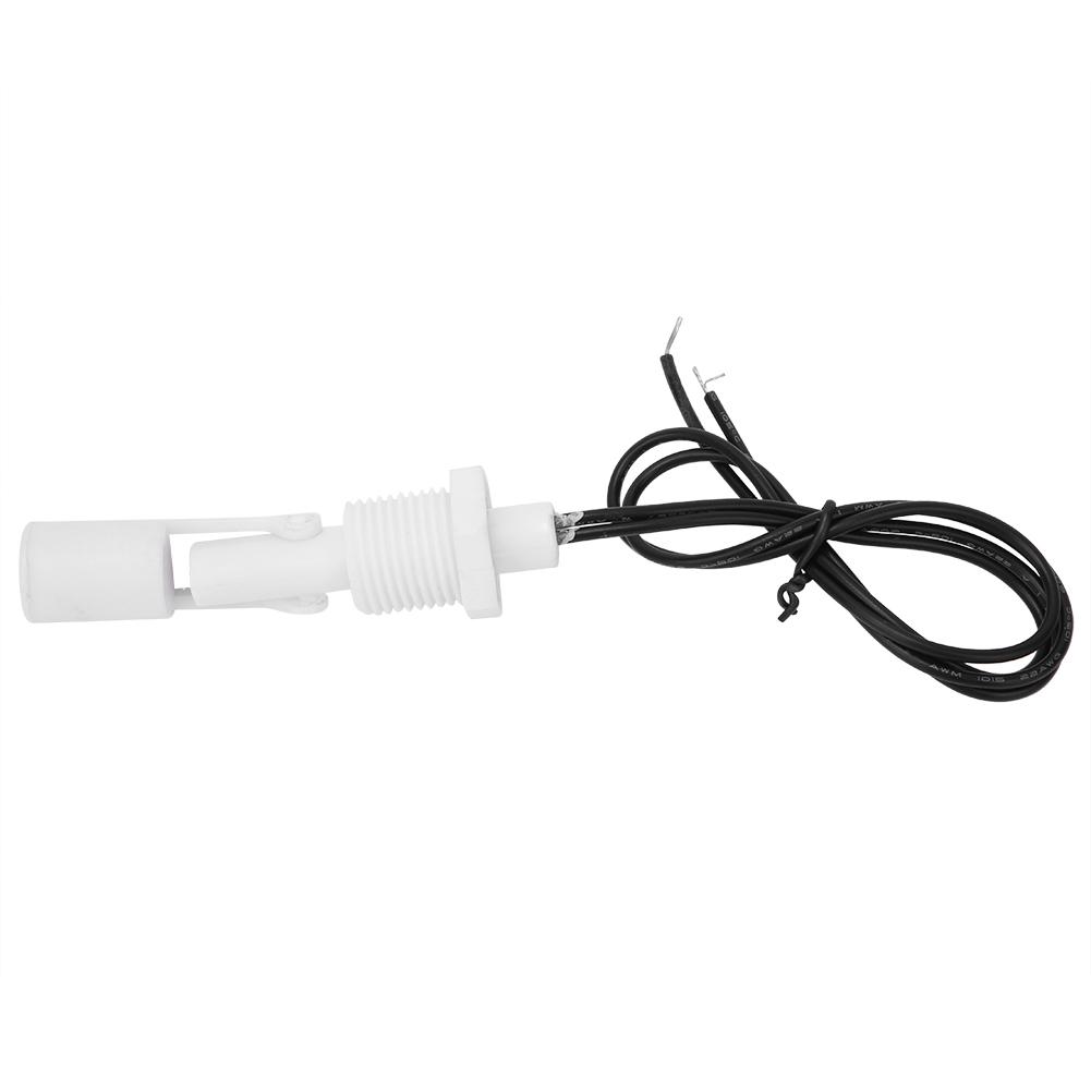 Sensor Switch Level Water 2pcs White Pp Plastic Liquid Float Switch 12in Thread Npt Dc0110v