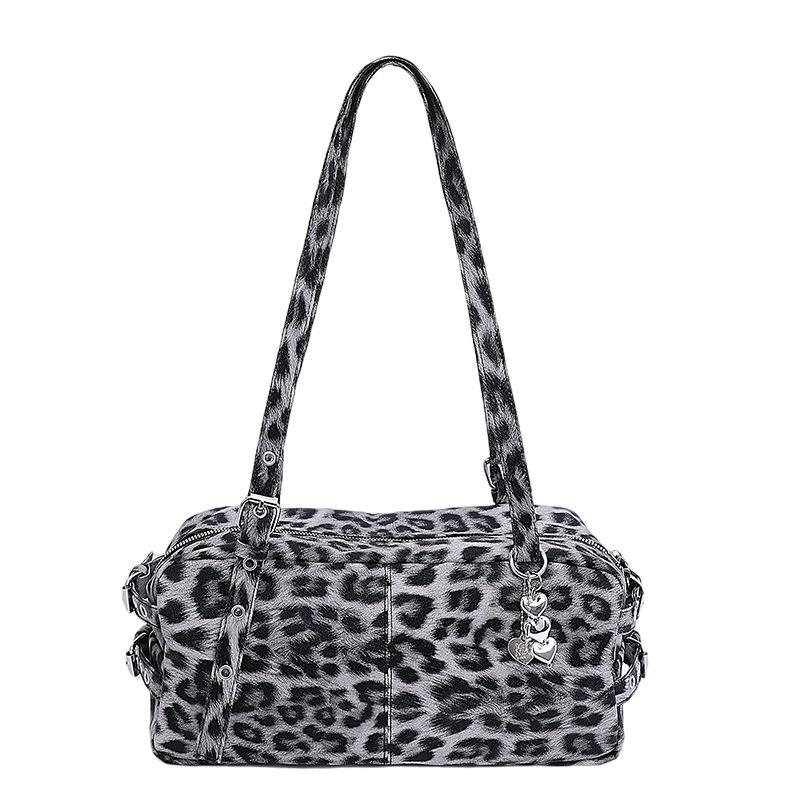 

Women s Large Capacity Leopard Print Crossbody Tote - New 2025 Autumn/Winter Casual Fashion Commute Shoulder Bag. 31x15x11