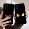 Two white circular eyes For Motorola Moto G04 14 15 24 34 35 54 55 75 84 85 Edge 40 50 Fusion 60 Fusion silicone soft phone case