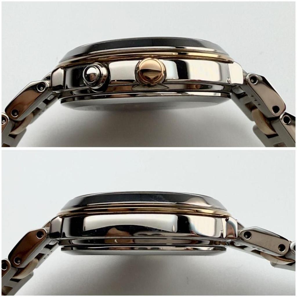 [USED] Highly functional Seiko Lucia watch, Date Roman, radio-controlled solar, combination