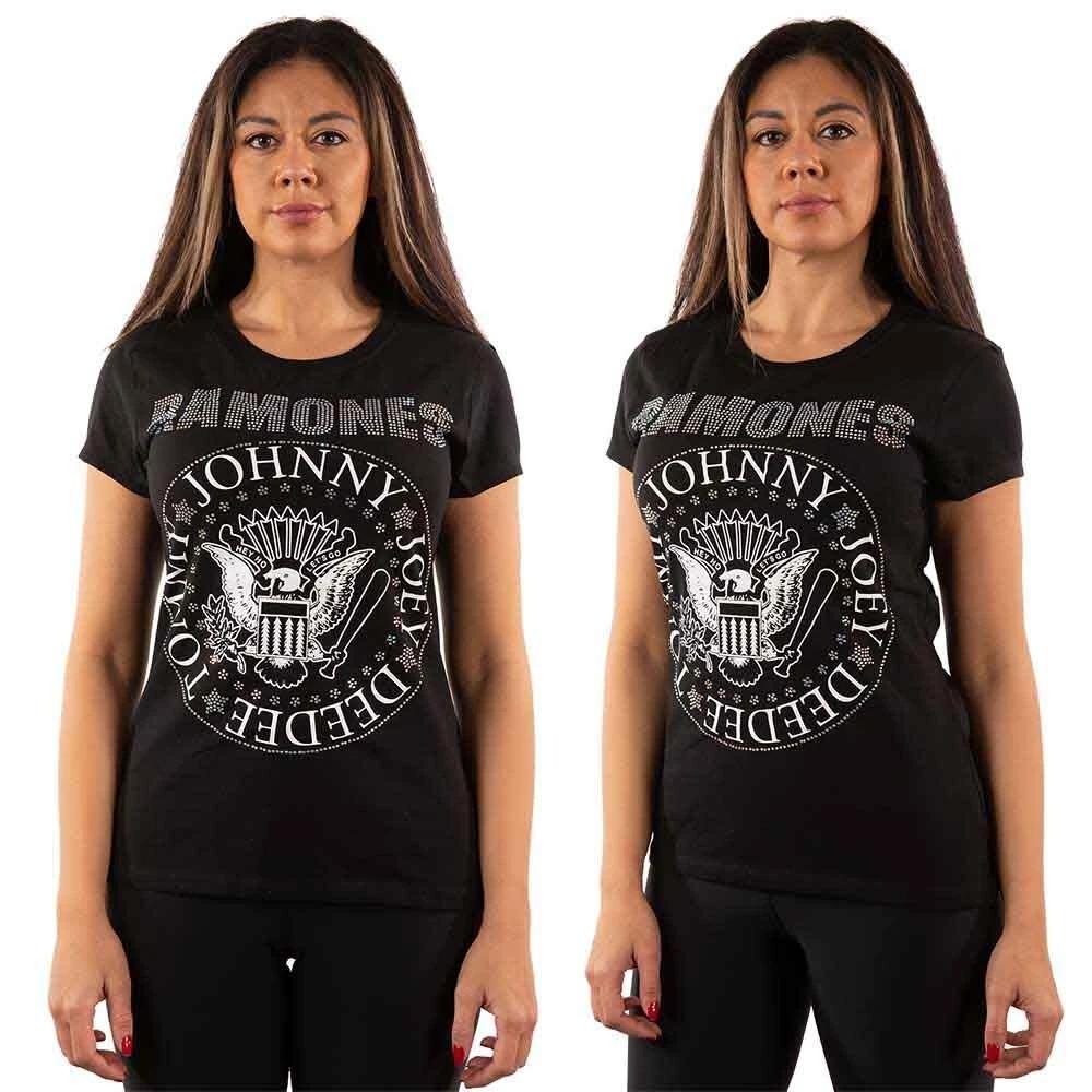 Ramones Ladies T-Shirt: Presidential Seal (Diamante) (Large) 3XL
