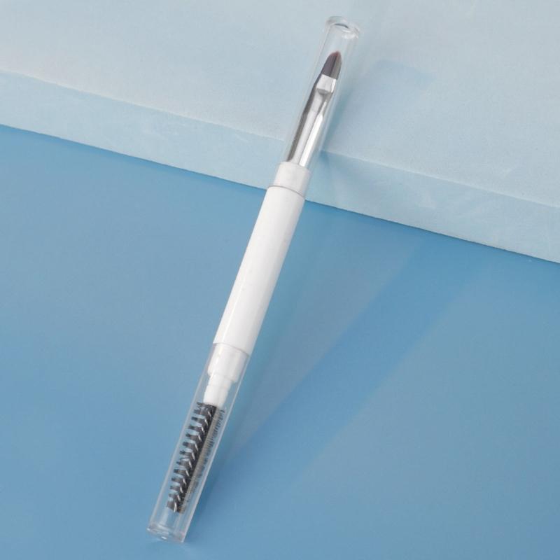Eyebrow Brush with Soft Bristles for Natural Makeup Looks Double Ended Eyeliners Makeup Brush Lip Cosmetic Brushes