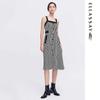 Women's Triacetate Striped Midi Dress