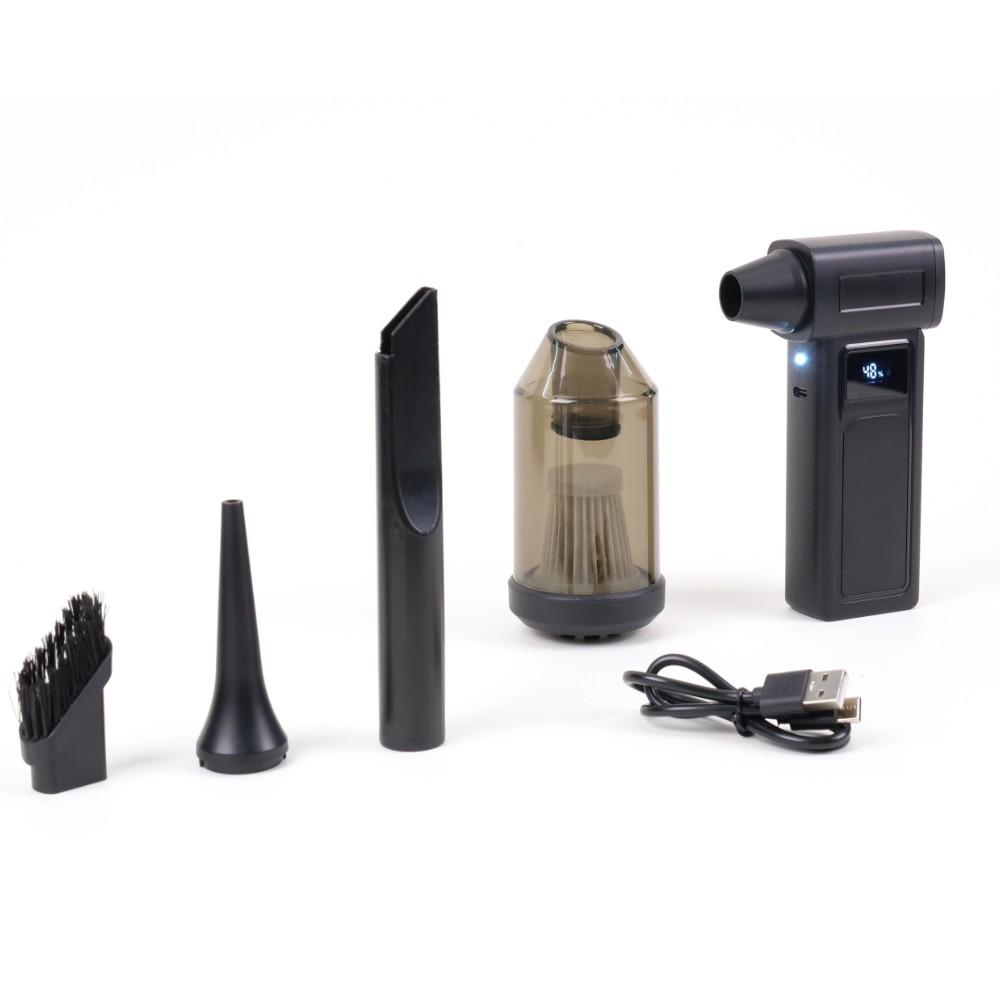 

Мини турбовентилятор 180000 об/мин, электрический пылесос, перезаряжаемый турбонагнетатель, бесщеточный ручной канальный вентилятор, инструмент для чистки автомобиля чёрный