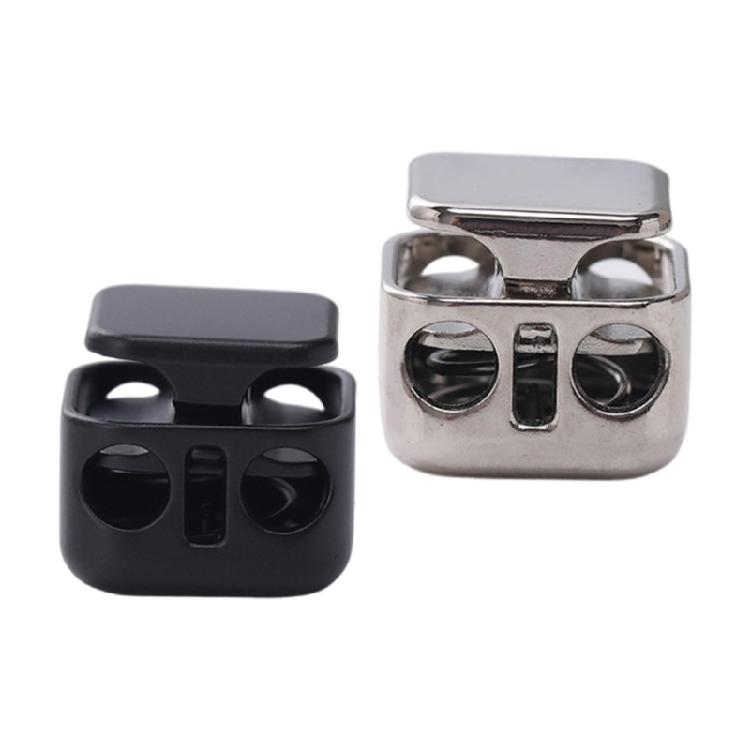 10pcs Double Hole Cord Fasteners for Quick Adjustments, Perfect for Outdoor Activity and Crafting Needs