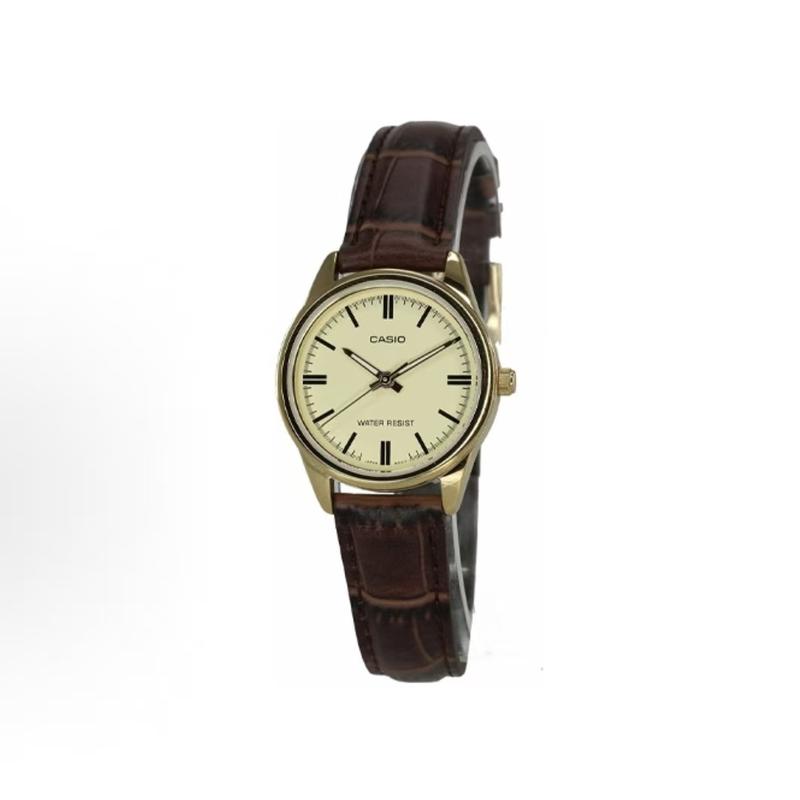CASIO Customized watch gilt rice glaze fashion trend watch life waterproof LTP-V005GL-9AUDF modified Quartz Steel Strap LTP-V005GL-9AUDF