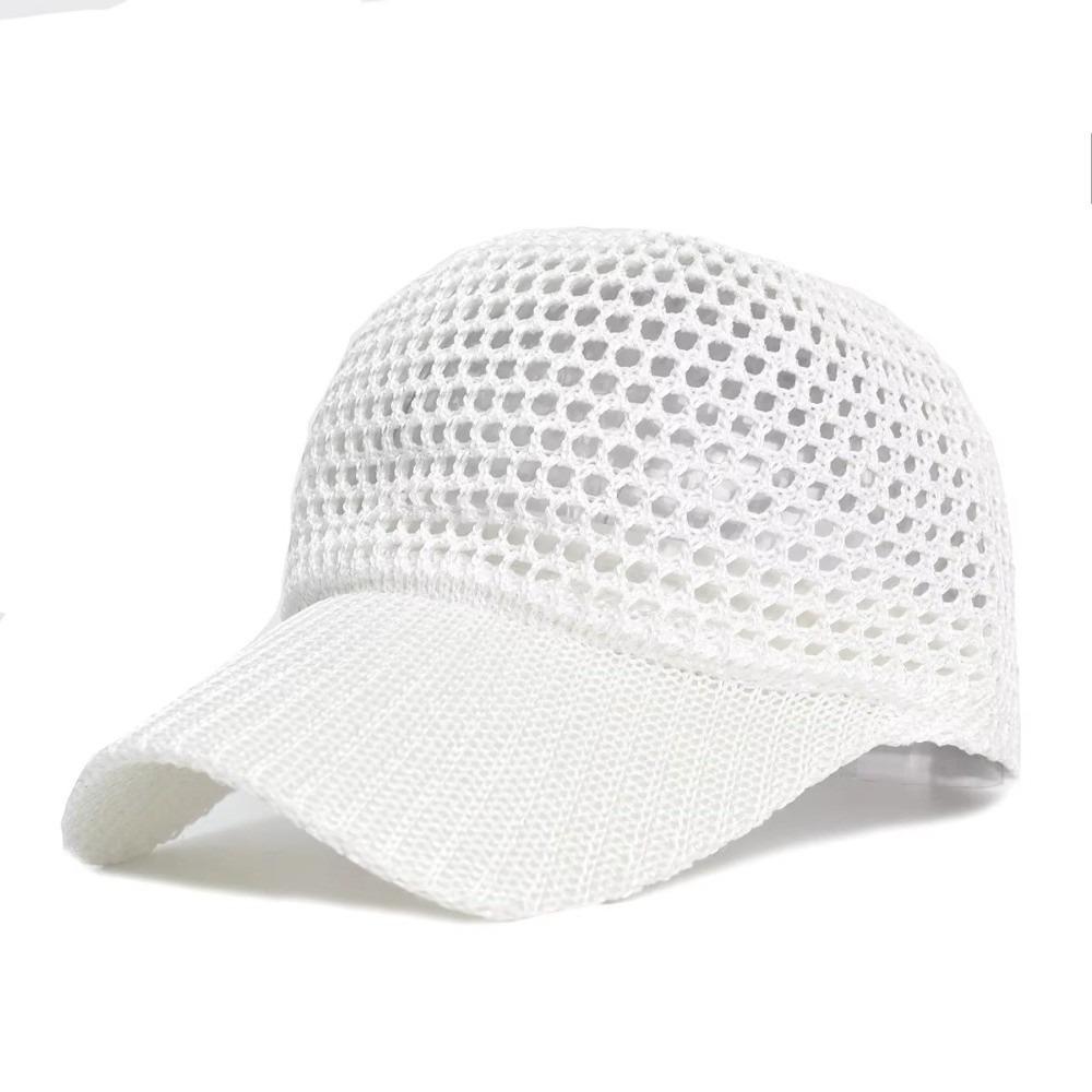 

Foldable Breathable Sun Hat UV Protection Mesh Duck Tongue Hat Fashion Trucker Cap Outdoor белый