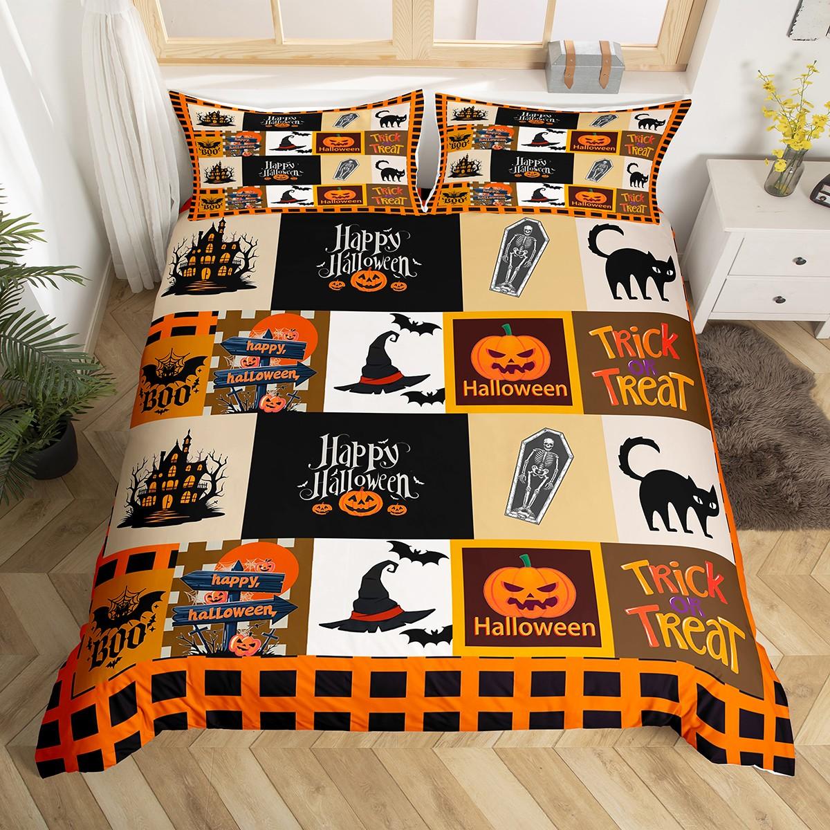

Comforter Homewish Halloween Black Cat For Kidsmystic Moon Bedding Setrustic Groovy Floral Bed Set Comforter (quilt)-EU Single(135*200cm)3pcs