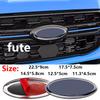 Front Grille Logo Hood Logo Badge Sticker Blue Logo Accessories For Focus Mk2 Mk3 Fiesta Mk7 Ranger Mondeo Mk4 S-MAX