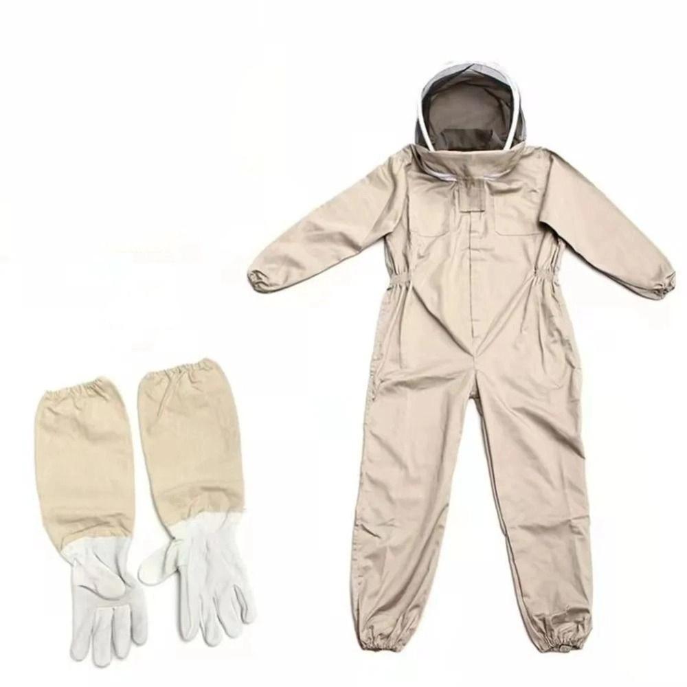 Thickened Bee Repellent Clothing Anti-Bee Leather Glove Thick Protective Clothing Suit  Beekeeper