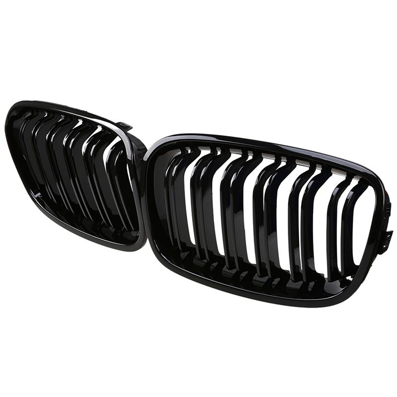 Front Kidney Grilles Grill for BMW 1-Series F21 116d Ed/116i/118d/125i 3-door 2012-2015 Pre-facelift Car Hood Grille