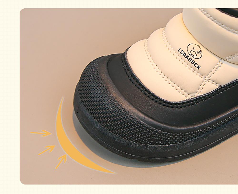 Zimní plyšové sněhule pro děti Hřejivé bavlněné boty pro chlapce a dívky Vodotěsné dětské zimní boty Sametová obuv