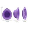 Silicone Foldable Makeup Brush Cleaner, Brush Scrubber Bowl, Portable Washing Tool Cosmetic Brush Cleaner