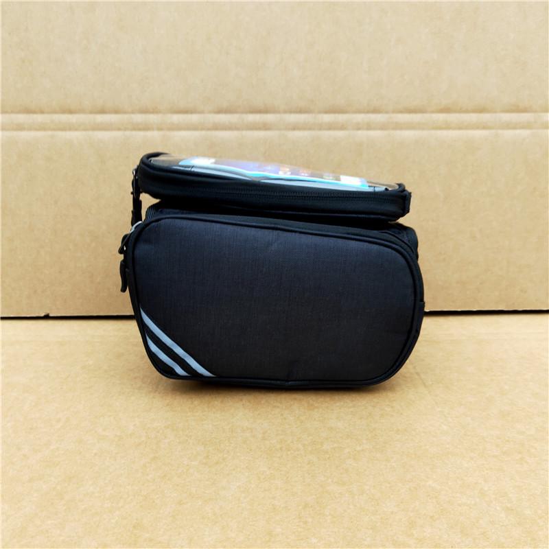 Front Beam Waterproof Touchscreen Phone Bag | Hard Shell Mountain Bike Saddle Bag