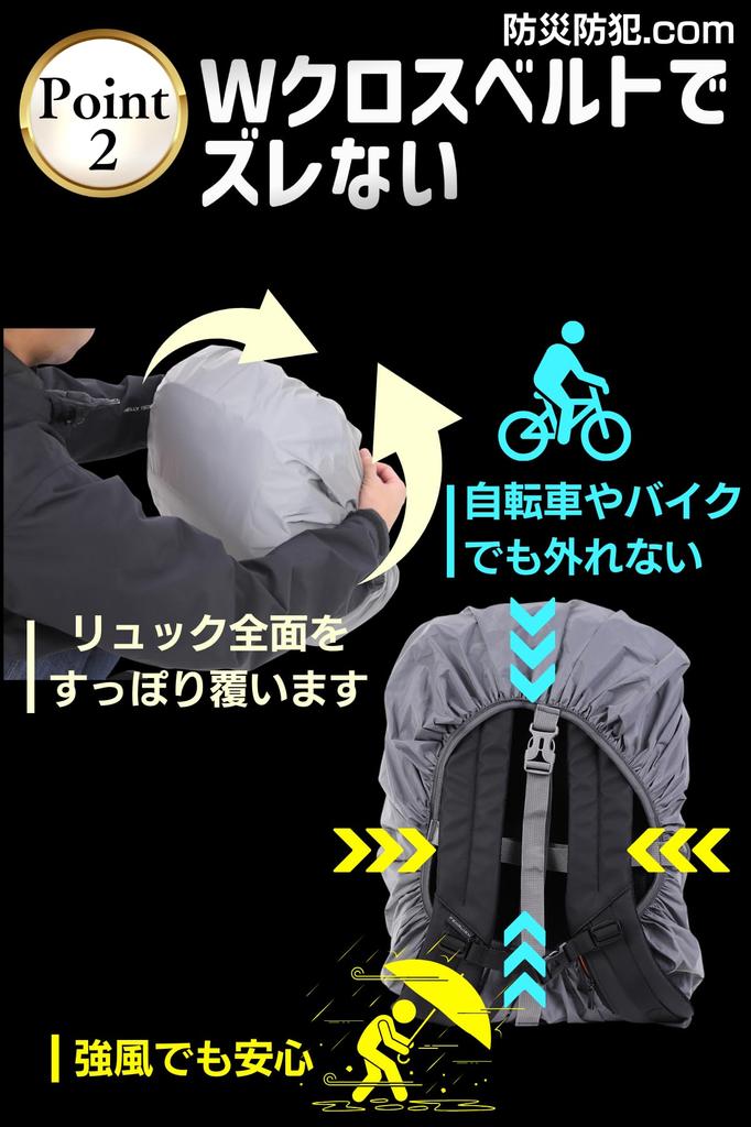 PikaJake Backpack Cover Fully Perfect for Sunny Keeps Your Luggage Dry and Increases Nighttime Visibility Commuting Backpack Cover with Double Drop