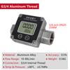 Digital Turbine Flow Meter Stainless Steel 1 1.5 2 Inch Electronic Water Urea Flowmeter with LCD Display Totalizer