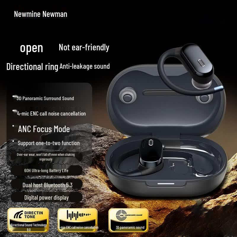 Newsmy TWS-R7 Open-Ear Bone Conduction Bluetooth Headphones