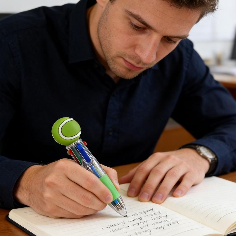 10/20/30Pcs 4-Color Cartoon Sports Ball Design Ballpoint Pen Set Classroom Prize For Students And Office Use