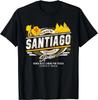 Camino De Santiago Spanien Pilger Buen Camino Herren T-Shirt Kurzarm Lässig Baumwolle Rundhals Sommer T-Shirt